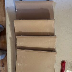 Creative Memories 7x7 Natural Pages (4 packs of 12) and 4 packs 7x7 protectors